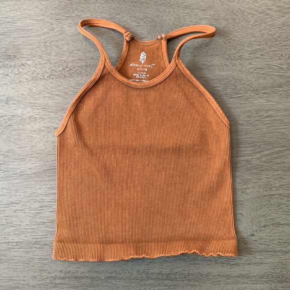 NWOT! FP Free People Movement Happiness Runs Long Crop Tank Sz M/L - Picture 4 of 6
